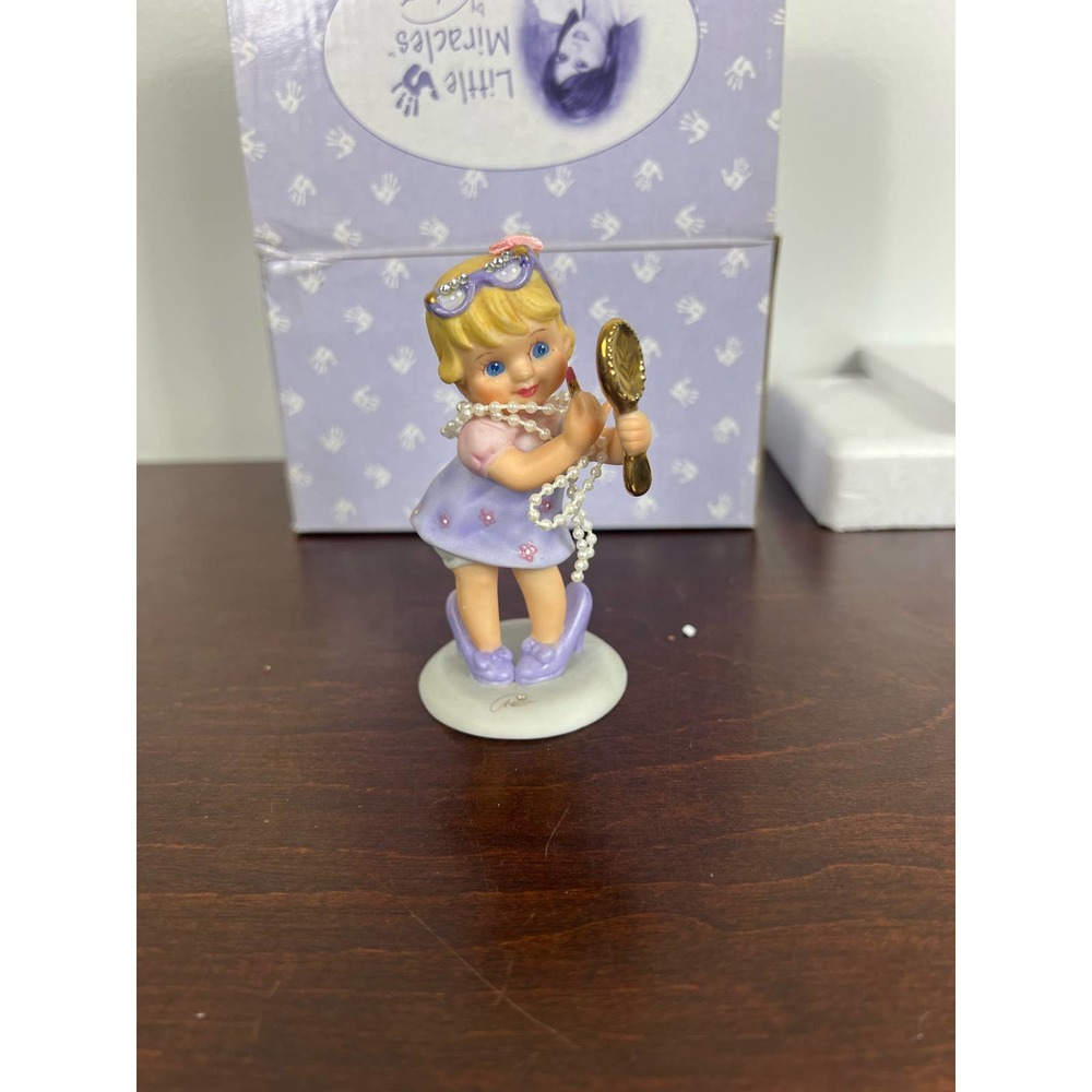New Vintage Little Miracles Marie Osmond Your Style Makes Me Smile figurine